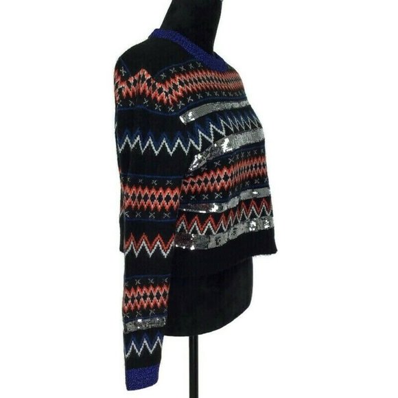 Patterned Knit Sweater - Multicolor - Picture 4 of 6
